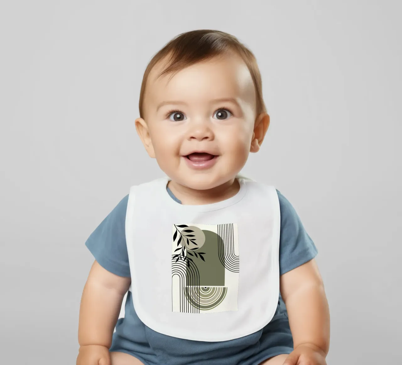 Curved lines bavaglino da LisaArtes