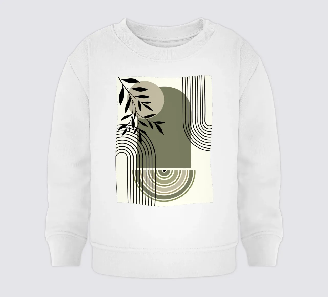 Curved lines felpa neonato da LisaArtes