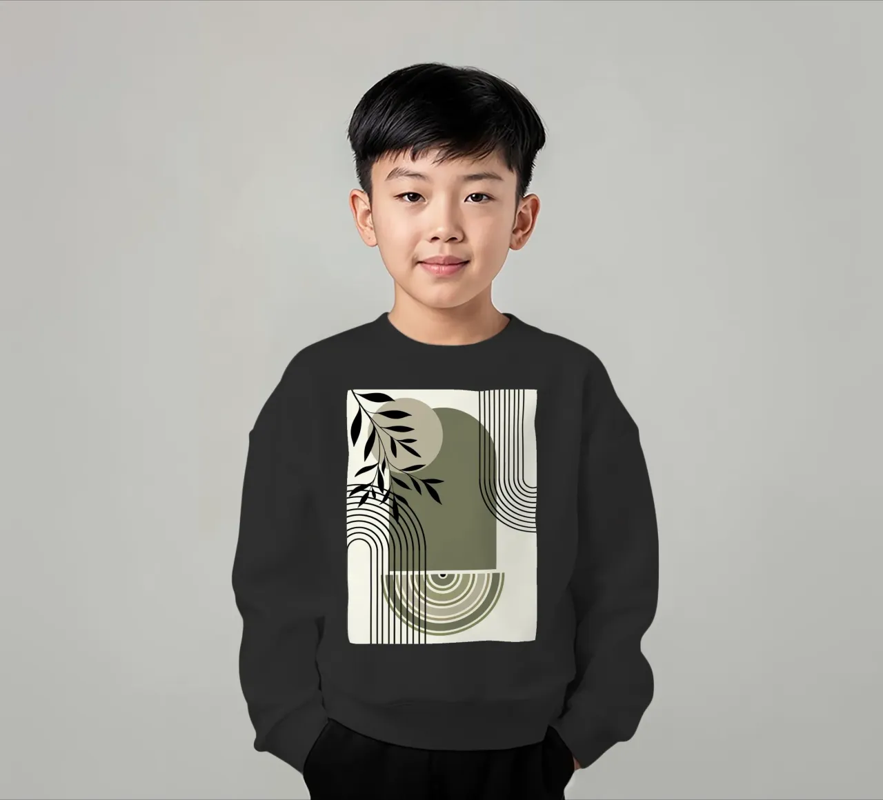 Curved lines felpa bambino da LisaArtes