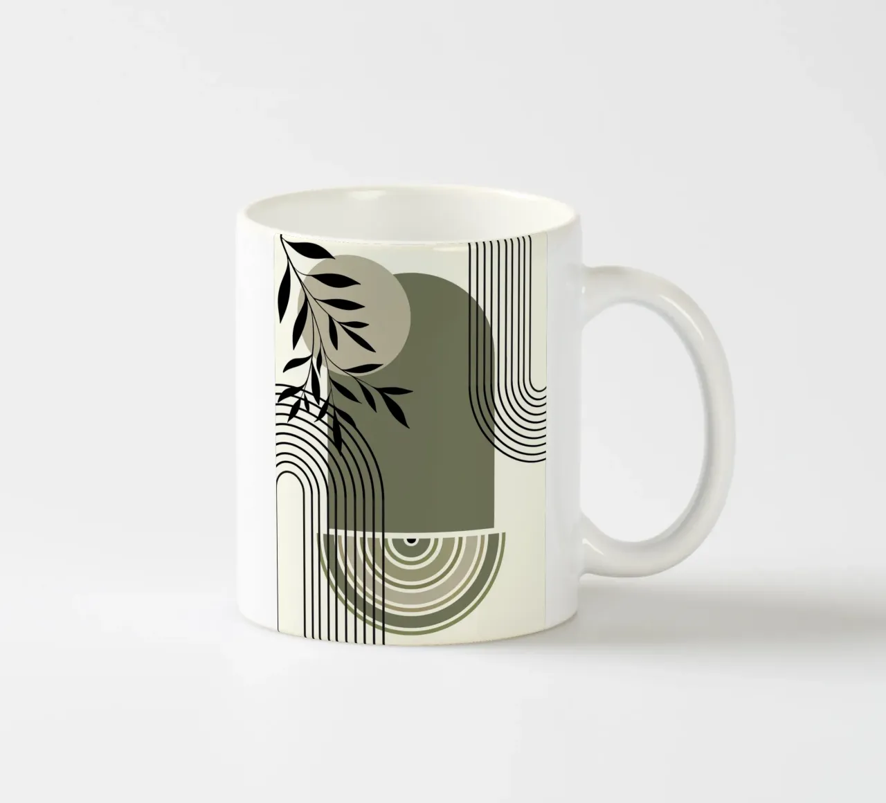 Curved lines tazza in ceramica da LisaArtes