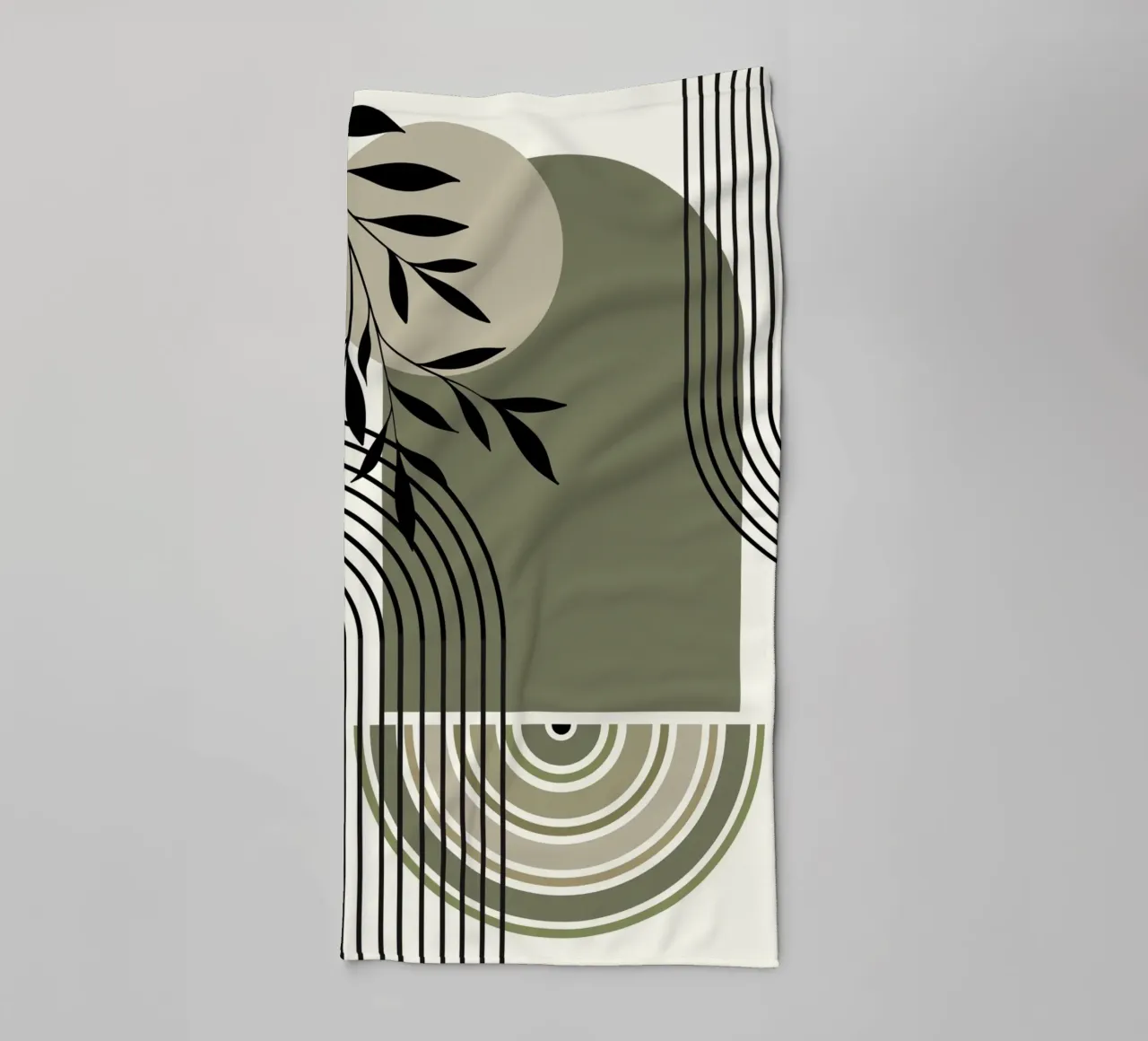 Curved lines asciugamano da bagno da LisaArtes