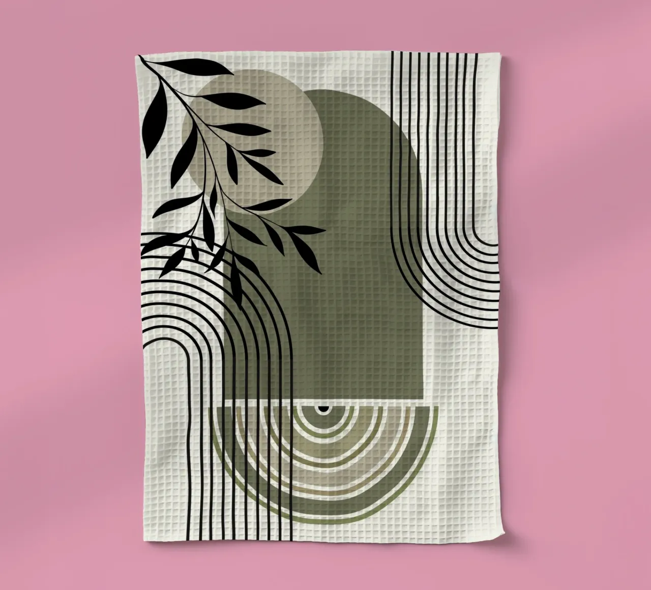 Curved lines canovaccio da cucina da LisaArtes