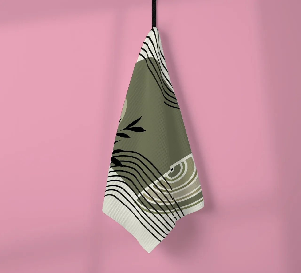 Curved lines canovaccio da cucina da LisaArtes