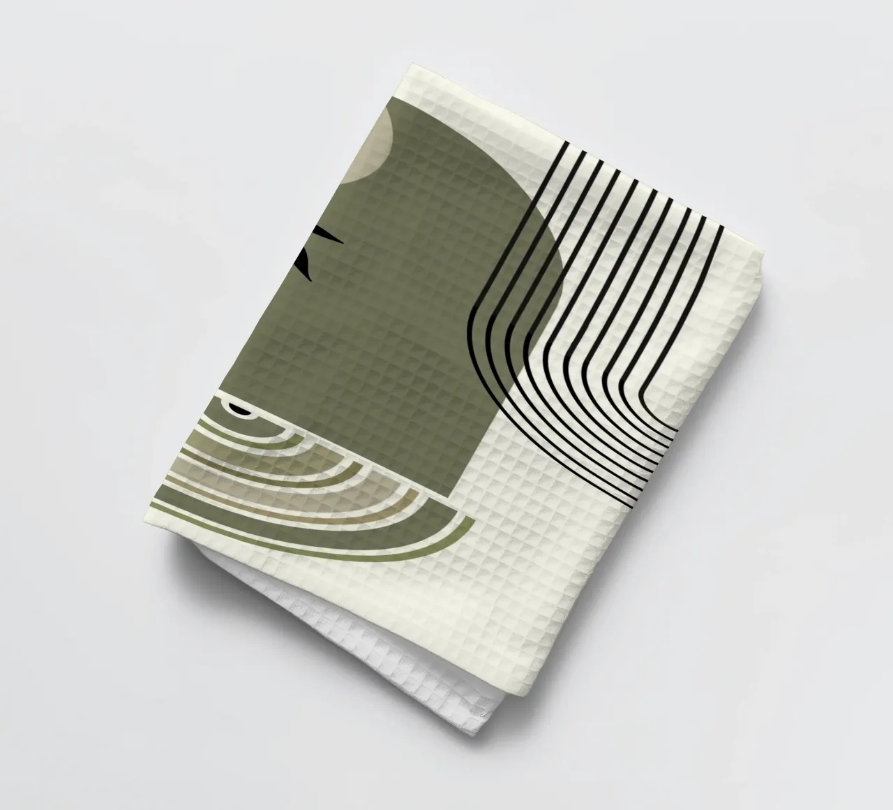 Curved lines canovaccio da cucina da LisaArtes