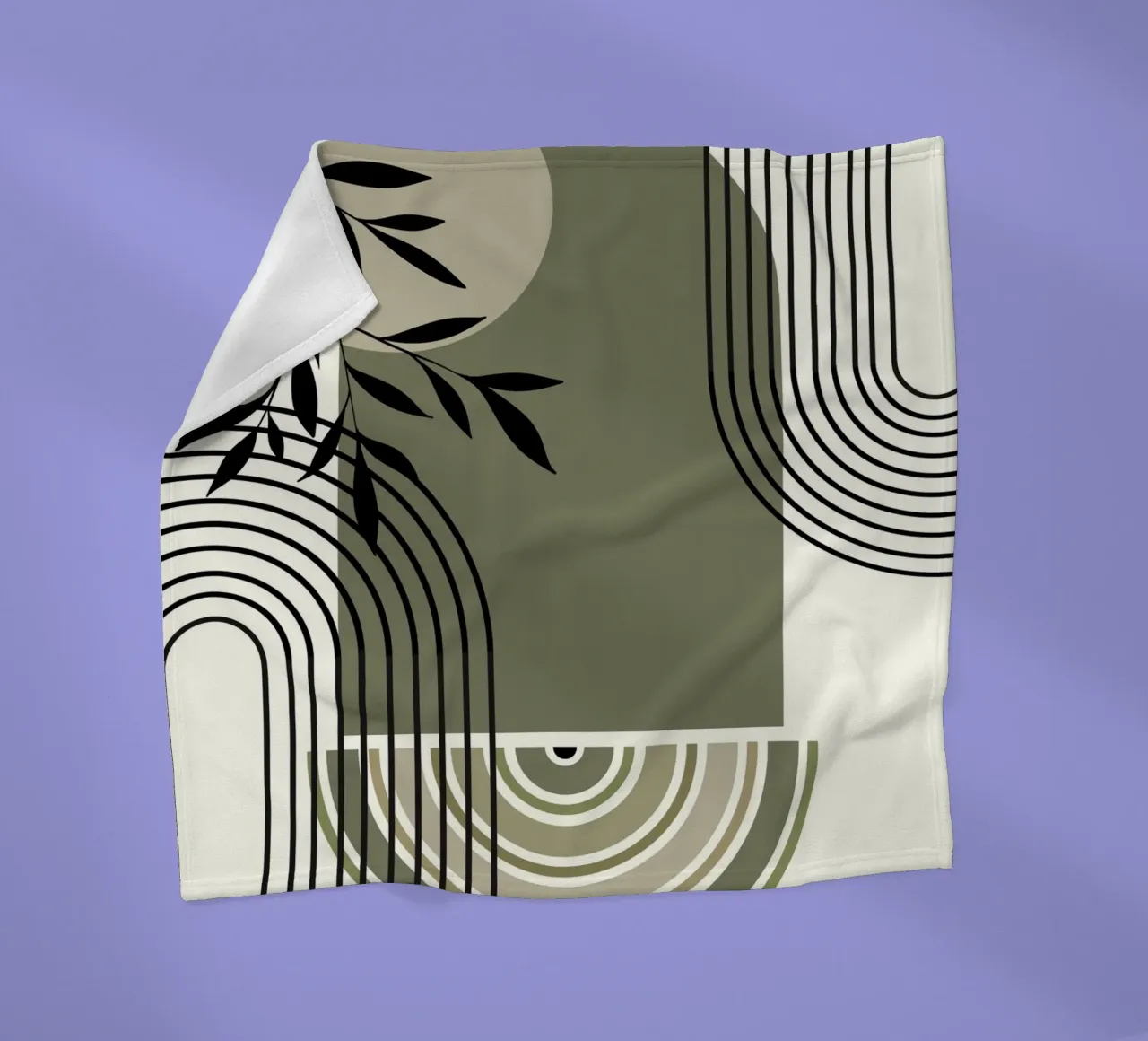 Curved lines coperta in pile da LisaArtes