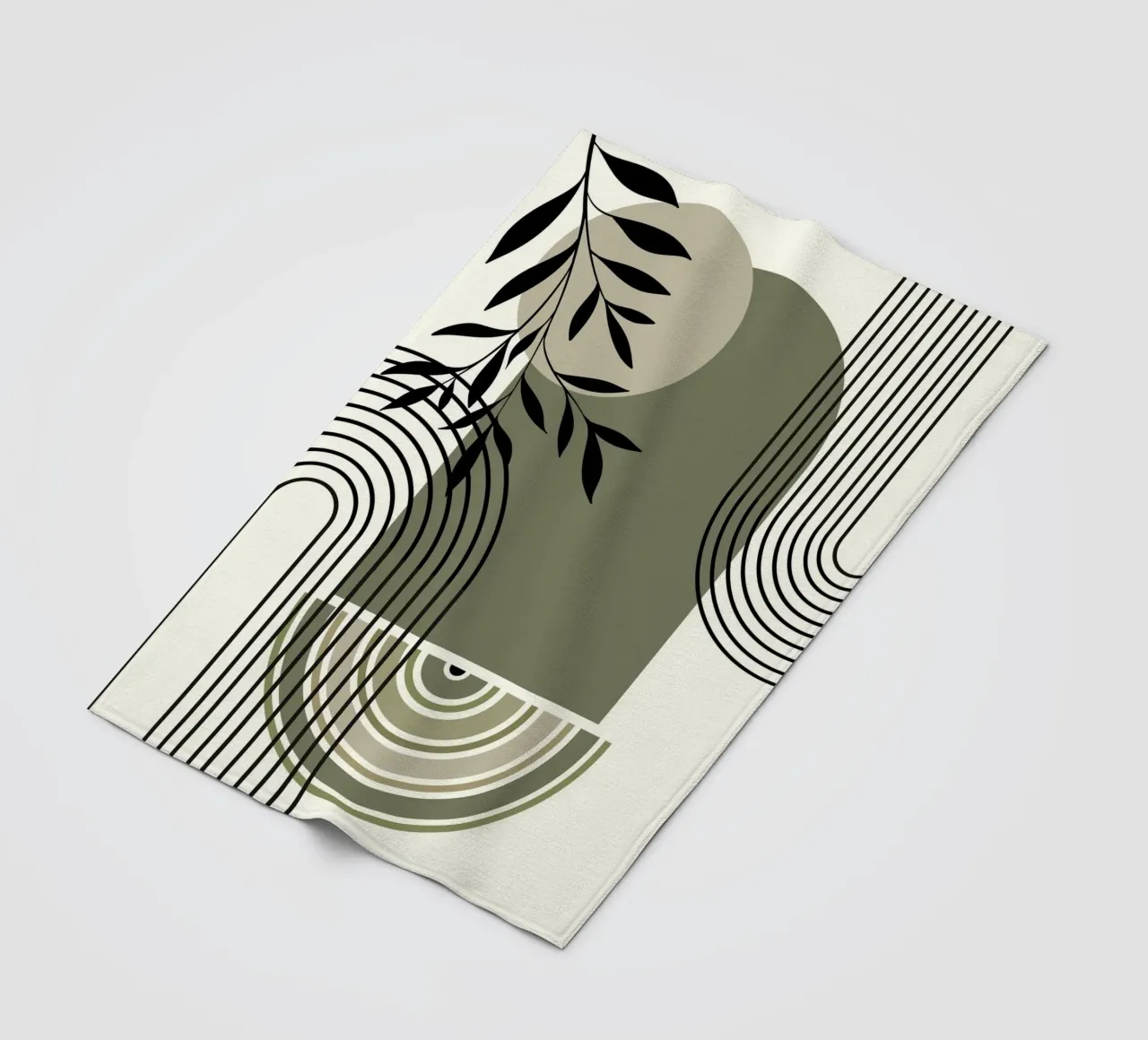 Curved lines coperta in pile da LisaArtes