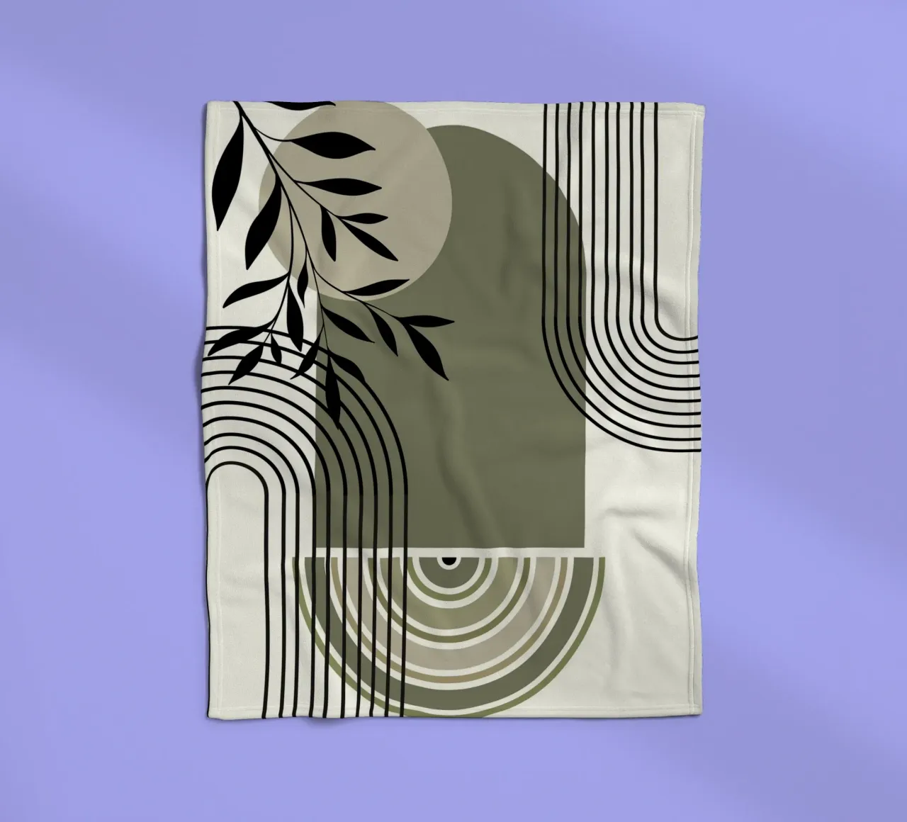 Curved lines coperta in pile da LisaArtes