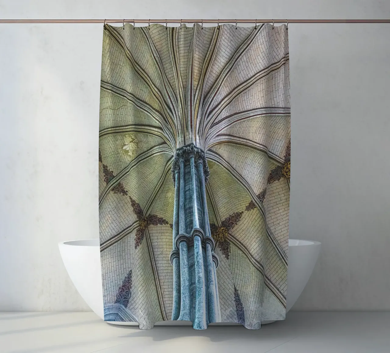 Salisbury Cathedral shower curtain by Dave Hare Photography