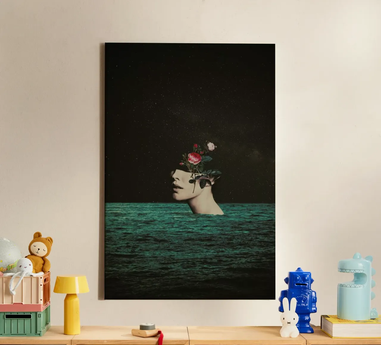 4am canvas met Baklijst van Frank Moth