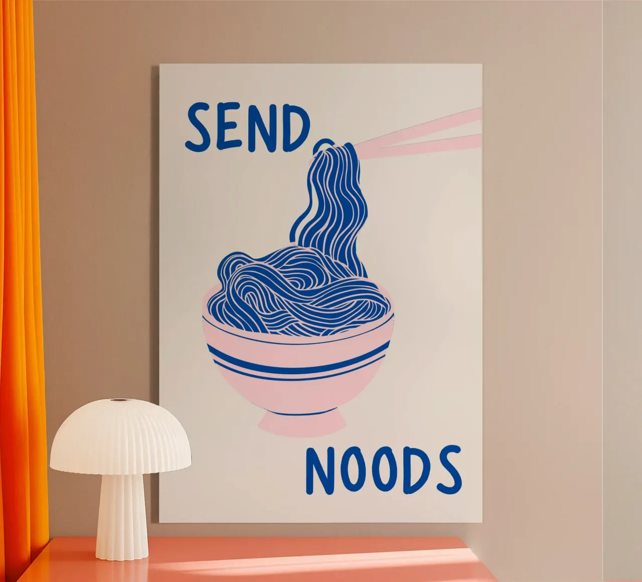 Send Noods acrylic glass by pdigitalprints