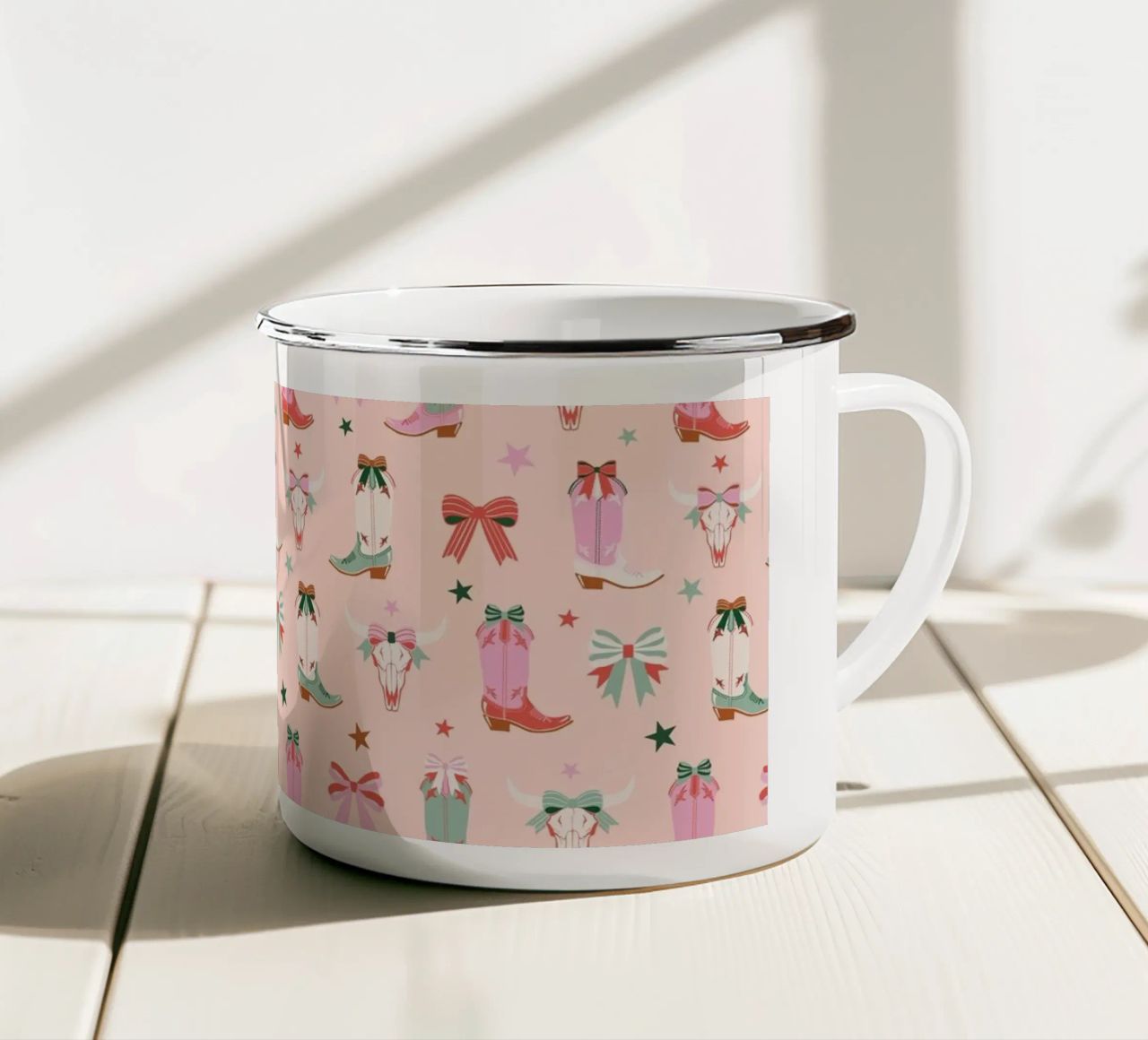 Yee Haw femminile tazza in smalto da cafelab