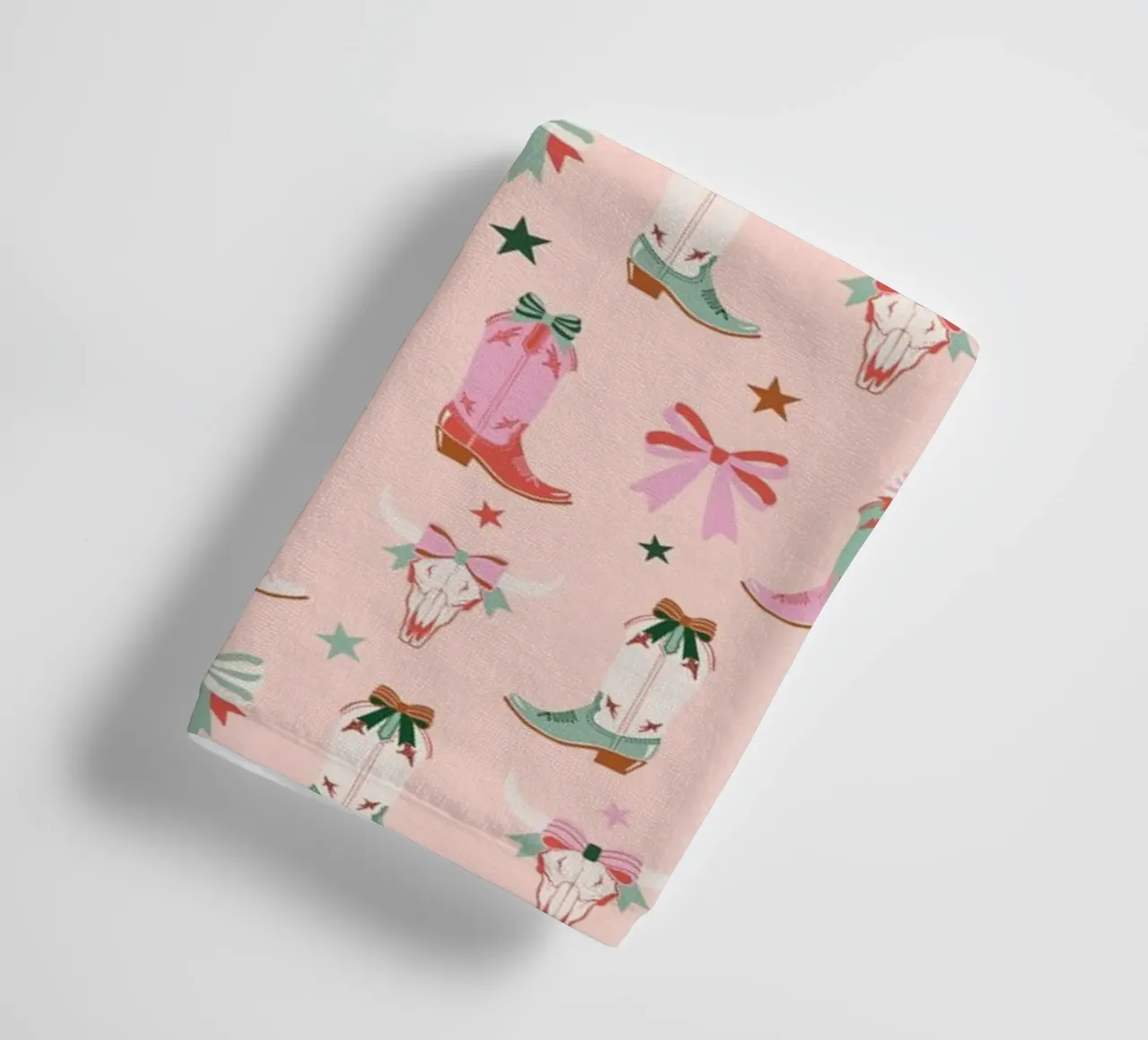 Girly Yee Haw towel by cafelab