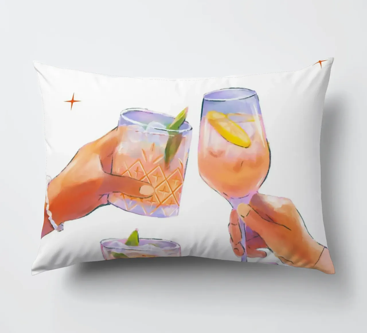 Prost, Cocktail, Bevande cuscino da pdigitalprints