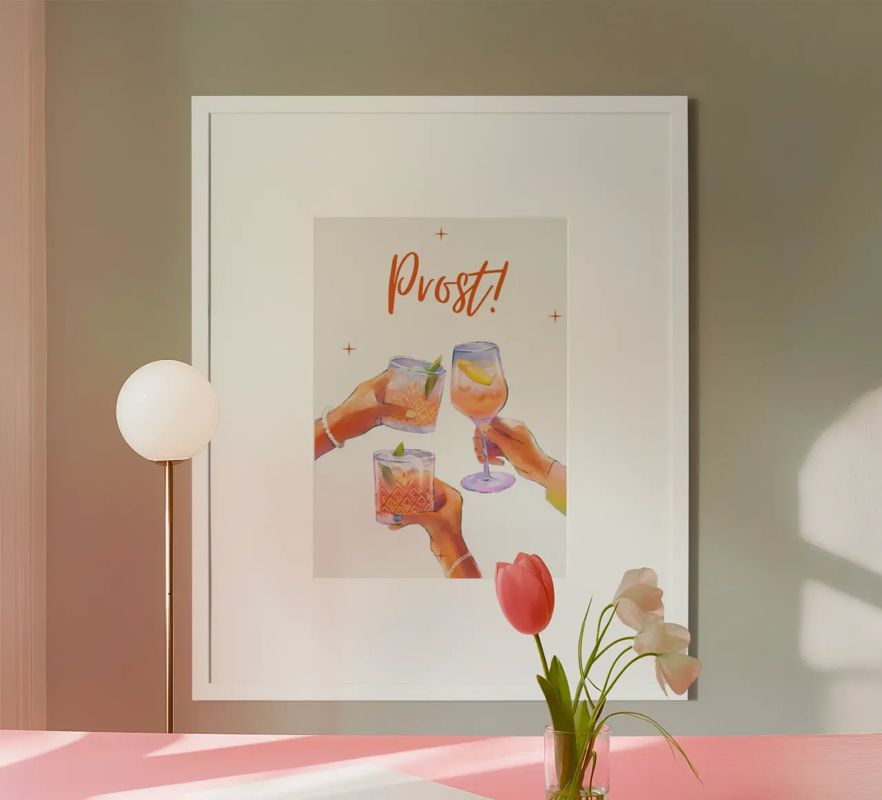 Prost, Cocktail, Bevande poster da pdigitalprints