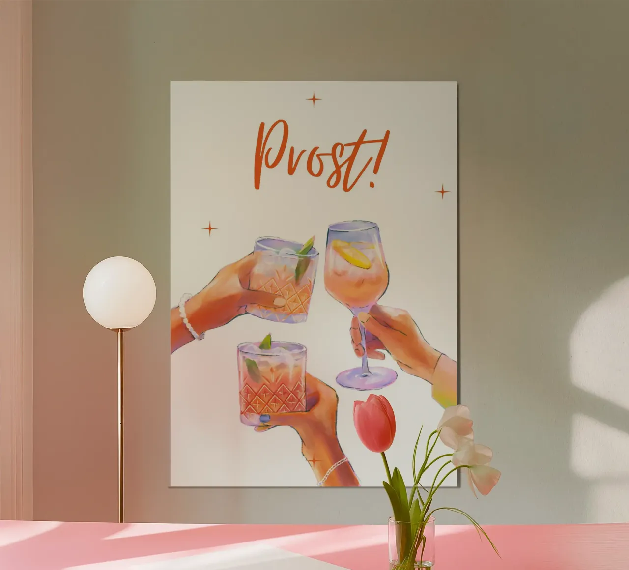 Prost, Cocktail, Bevande poster da pdigitalprints