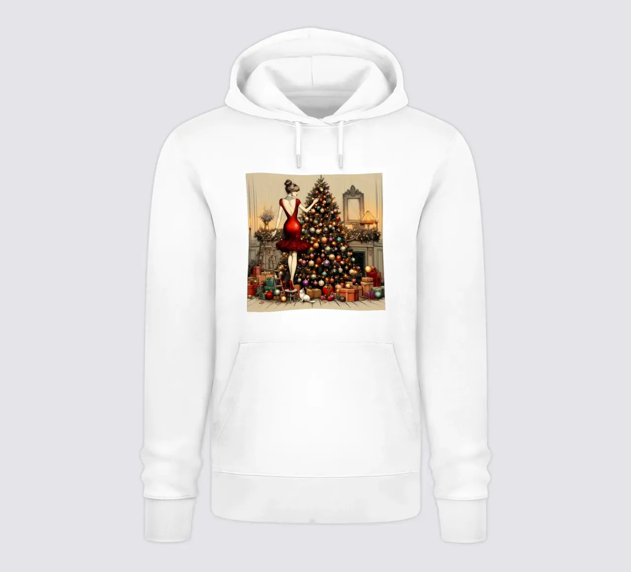 Ornamenti per l'albero di Natale felpa con cappuccio da ARTOMATIC