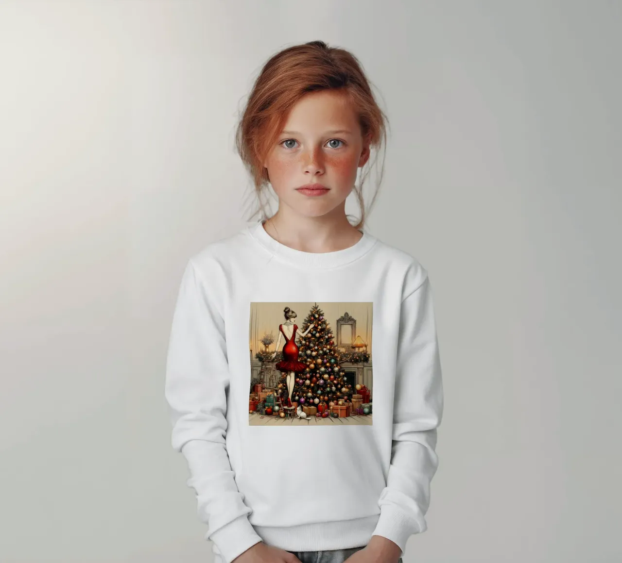 Ornamenti per l'albero di Natale felpa bambino da ARTOMATIC