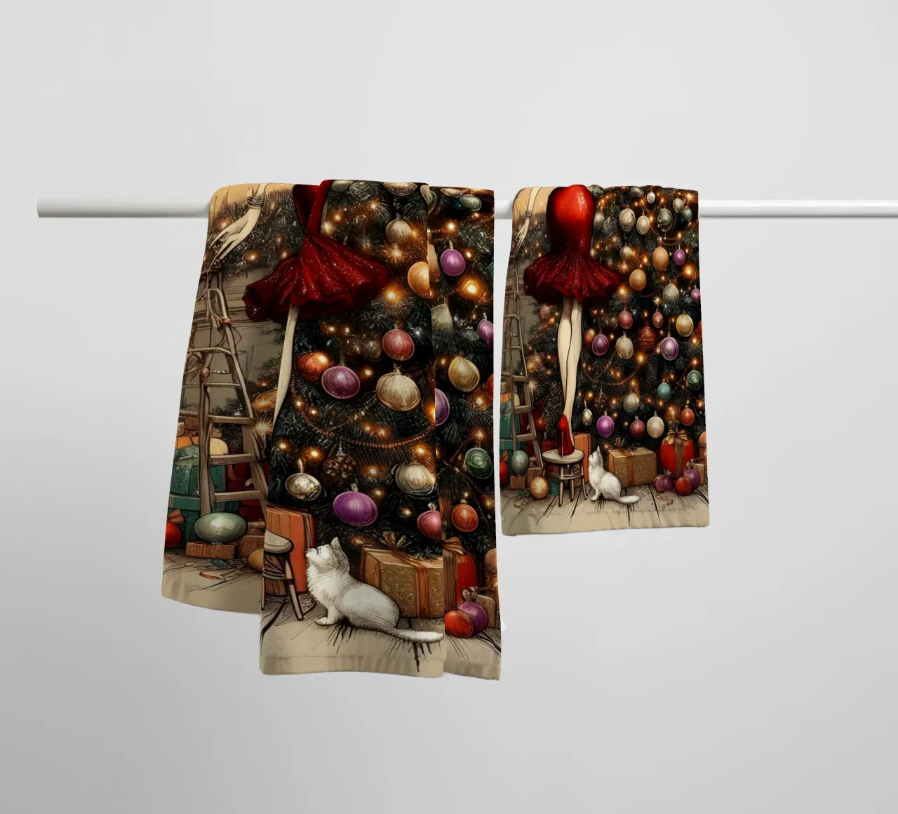 Ornamenti per l'albero di Natale asciugamano da bagno da ARTOMATIC