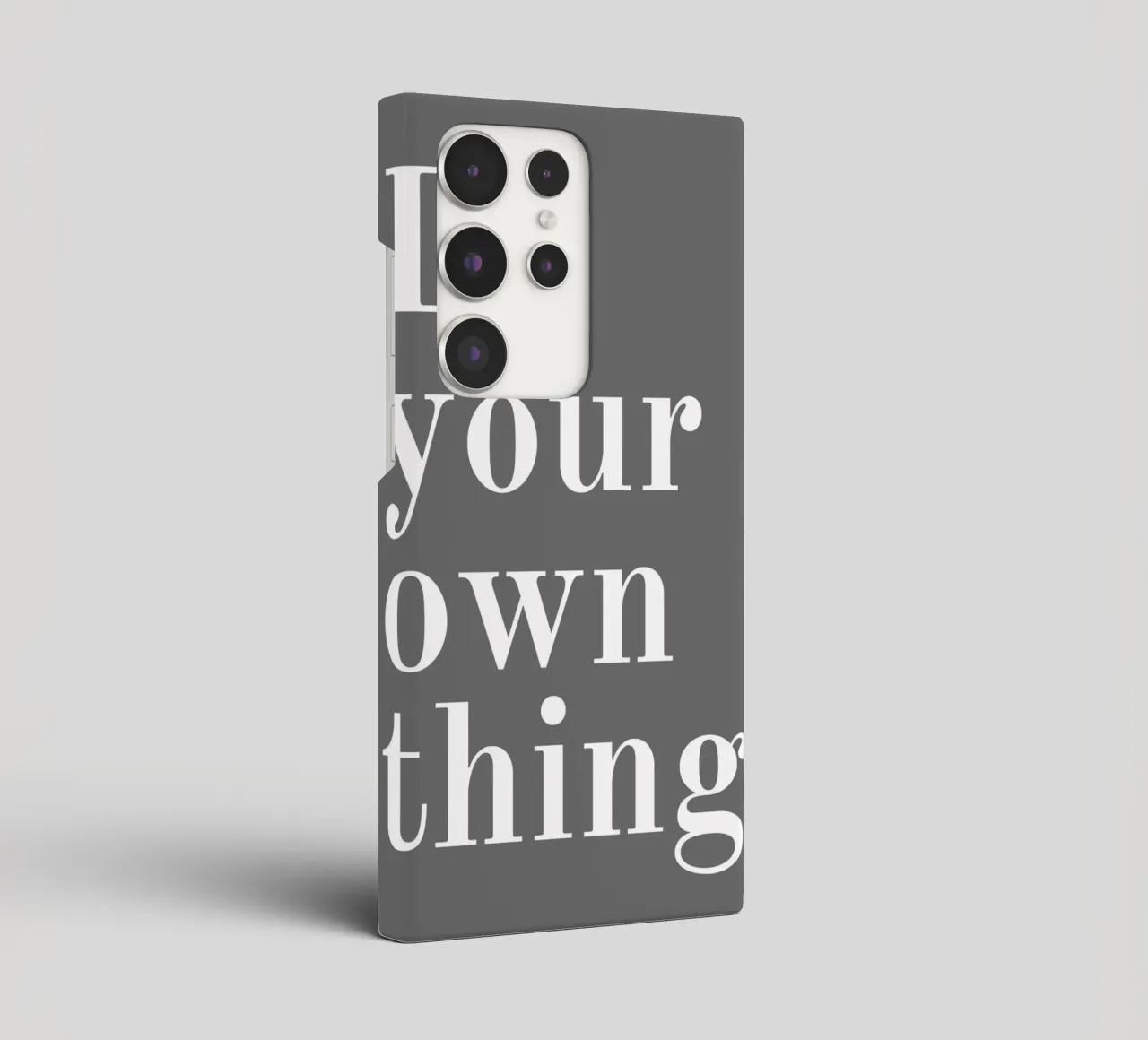 Mach dein eigenes Ding Zitat Samsung Hülle von pdigitalprints