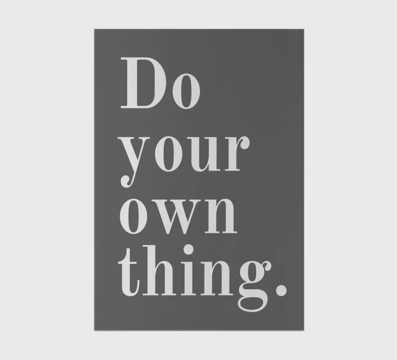 Do your own thing Quote notebook by pdigitalprints