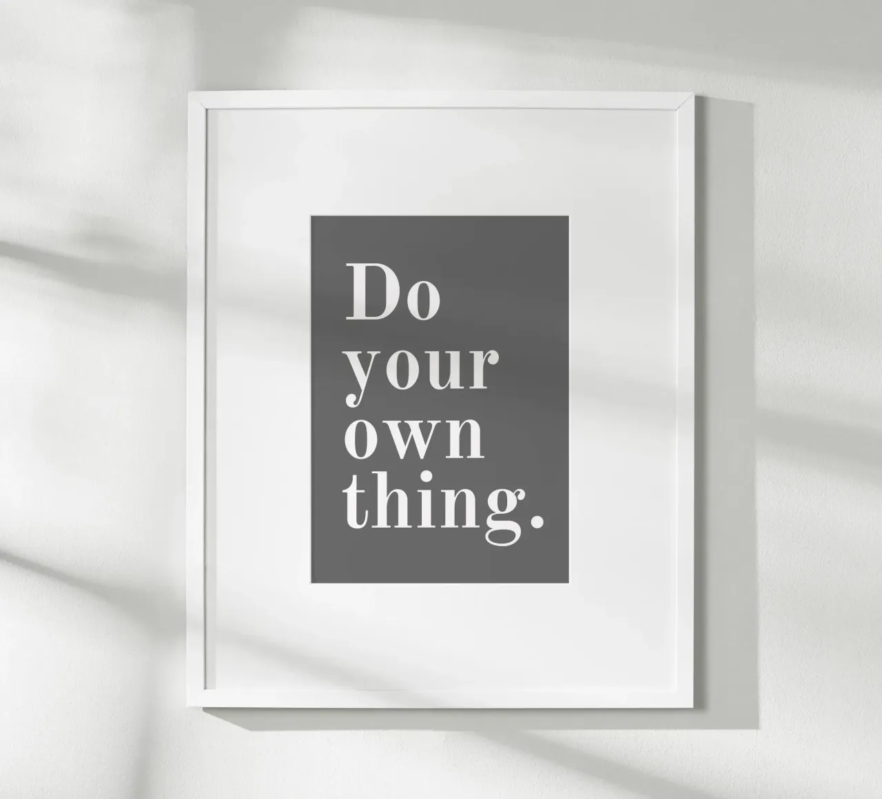 Mach dein eigenes Ding Zitat Hahnemühle von pdigitalprints