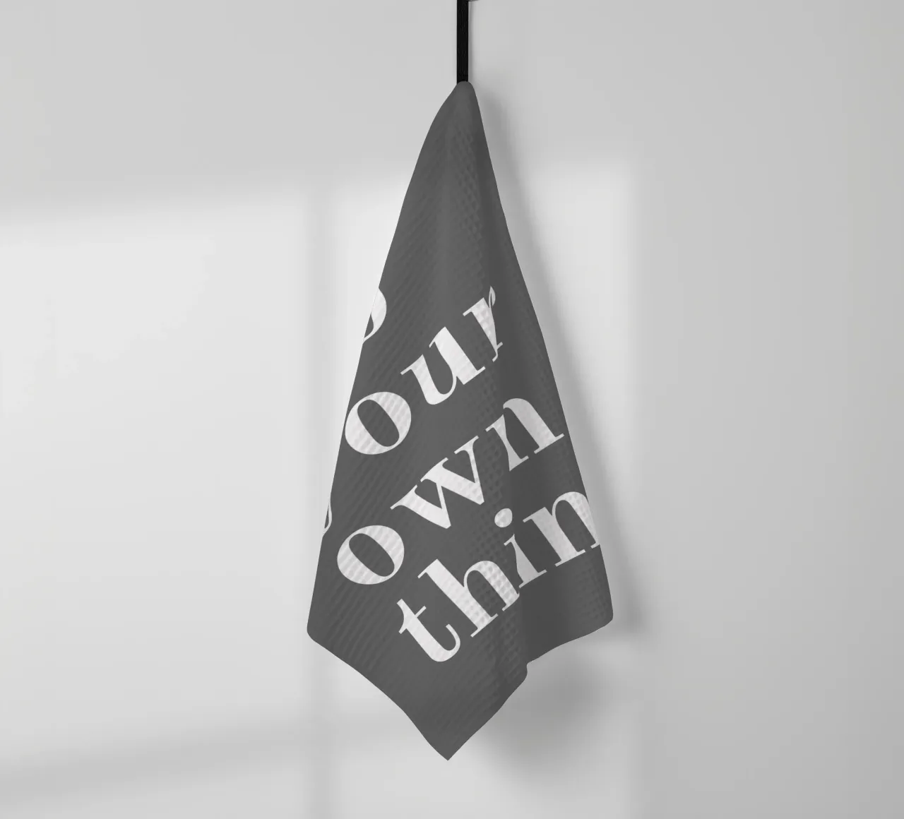 Mach dein eigenes Ding Zitat Geschirrtuch von pdigitalprints