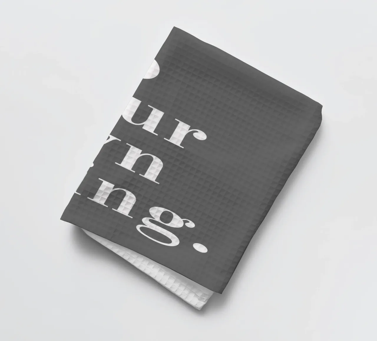 Mach dein eigenes Ding Zitat Geschirrtuch von pdigitalprints