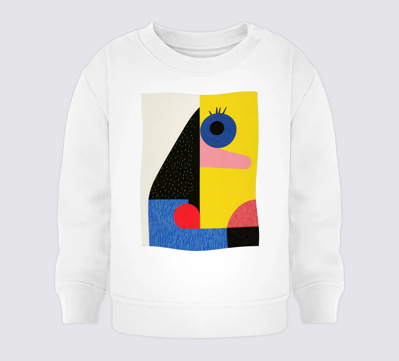Facce geometriche felpa neonato da Geometric