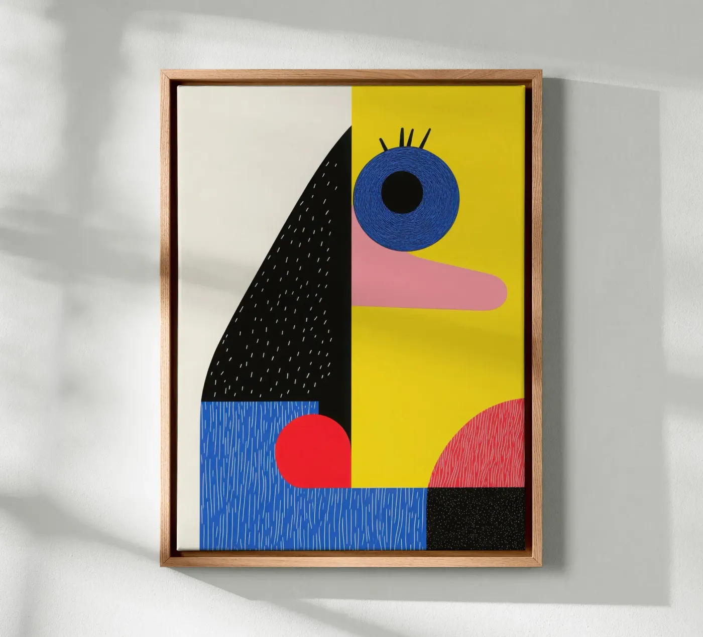 Facce geometriche tela da Geometric