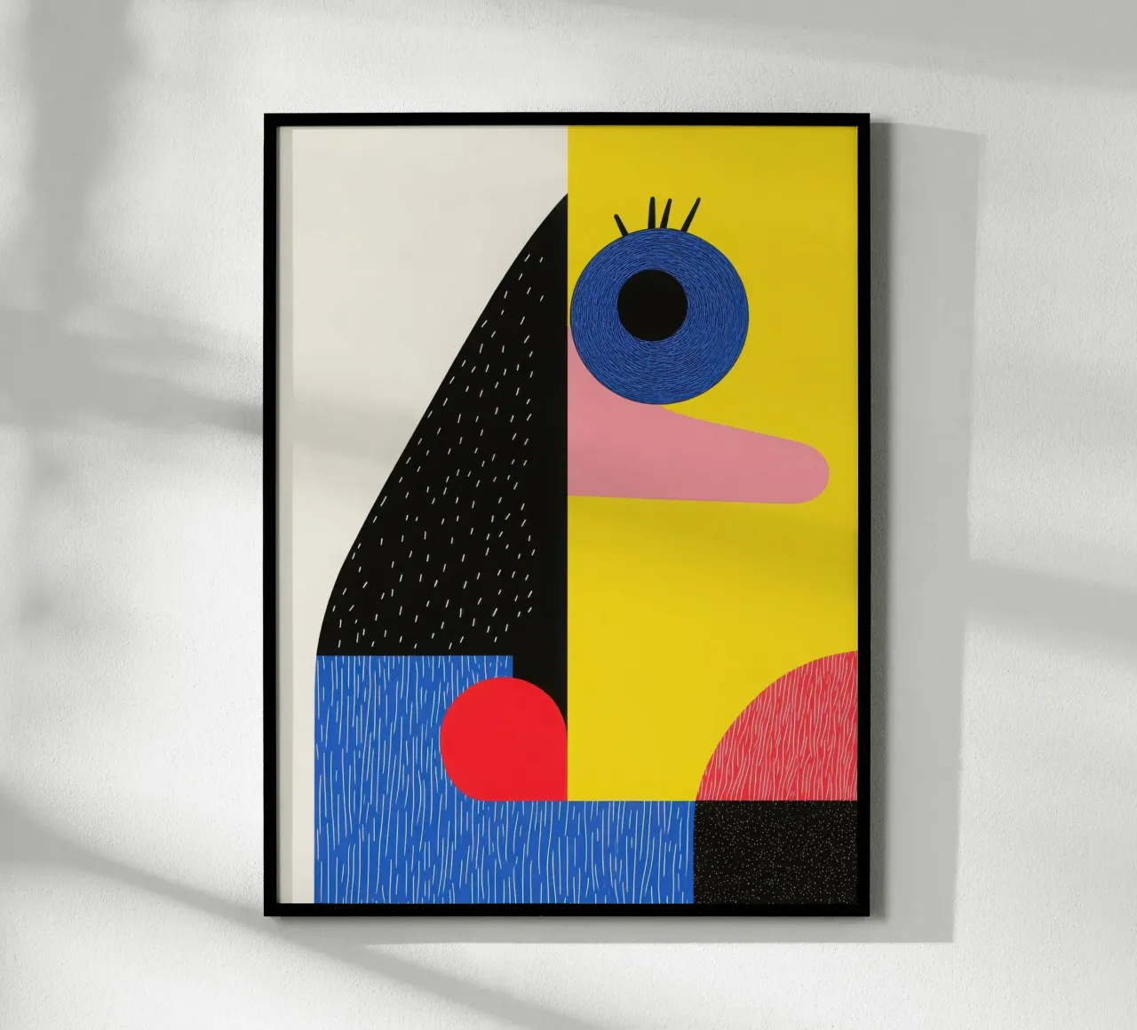 Geometric Faces poster by Geometric
