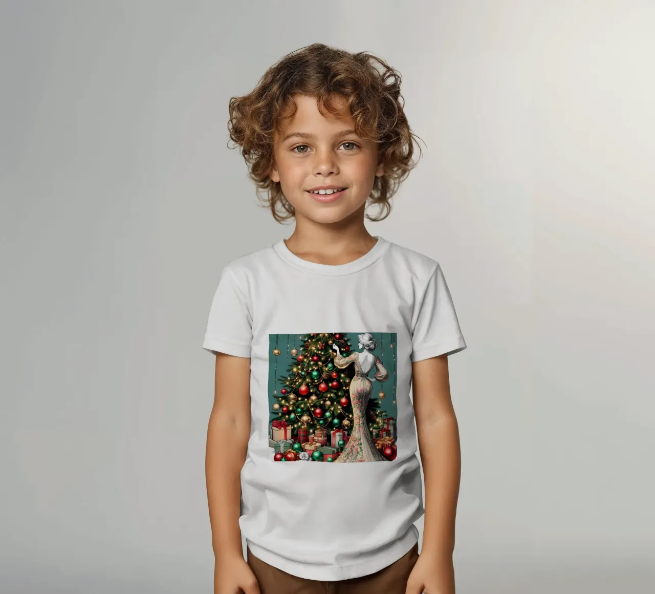 KERSTDAG kinder t-shirt van ARTOMATIC