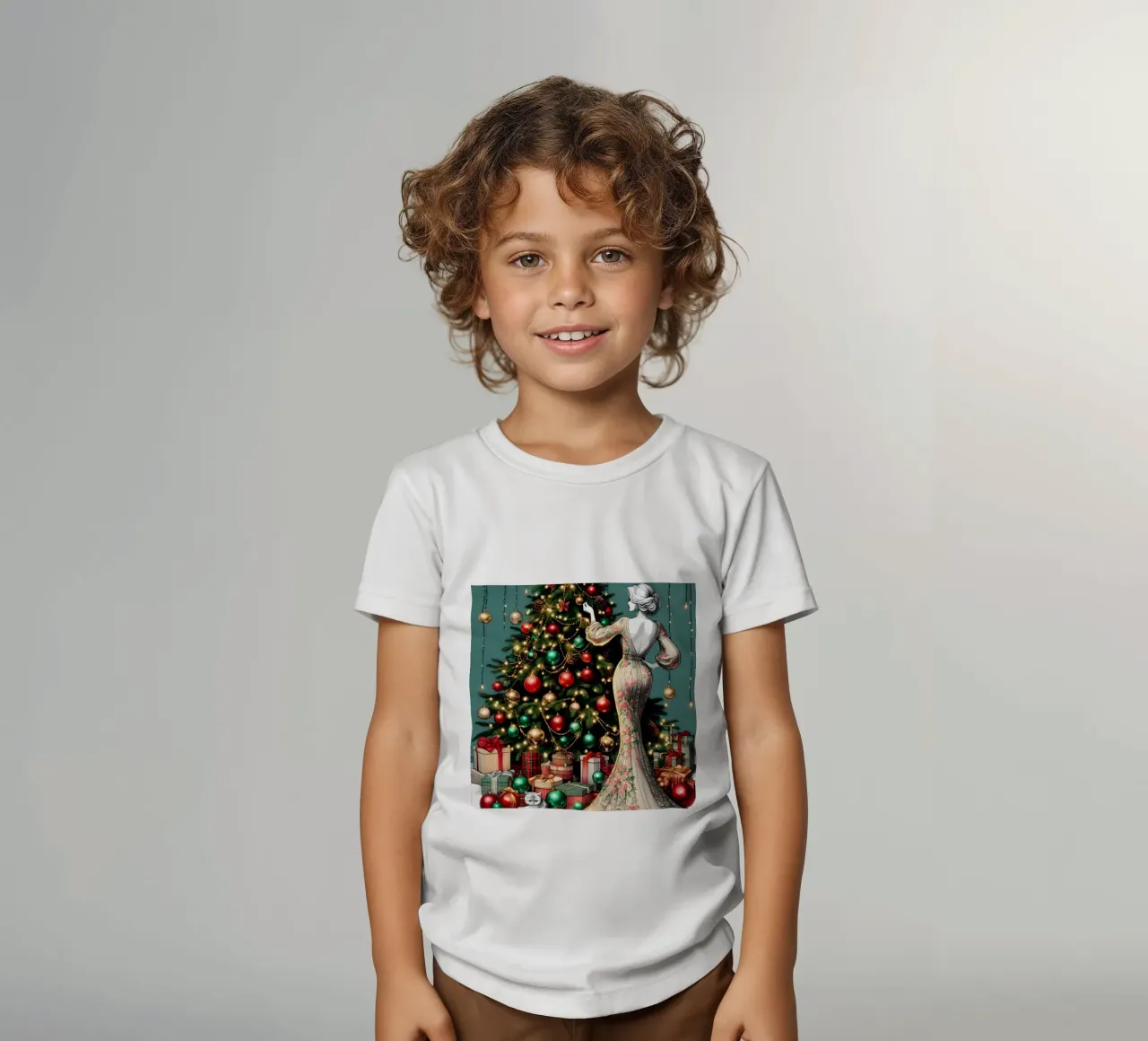 KERSTDAG kinder t-shirt van ARTOMATIC