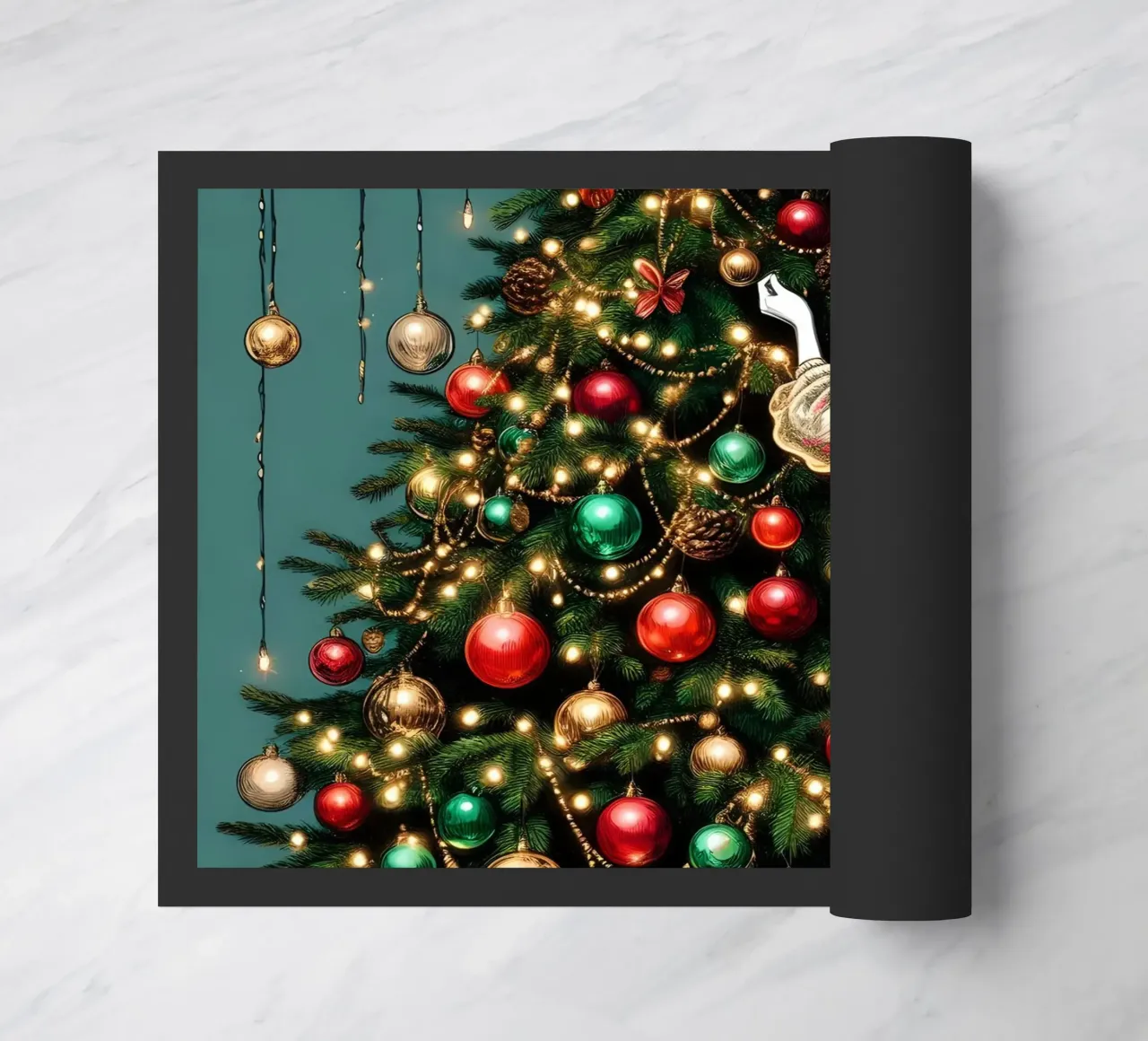 KERSTDAG deurmat van ARTOMATIC