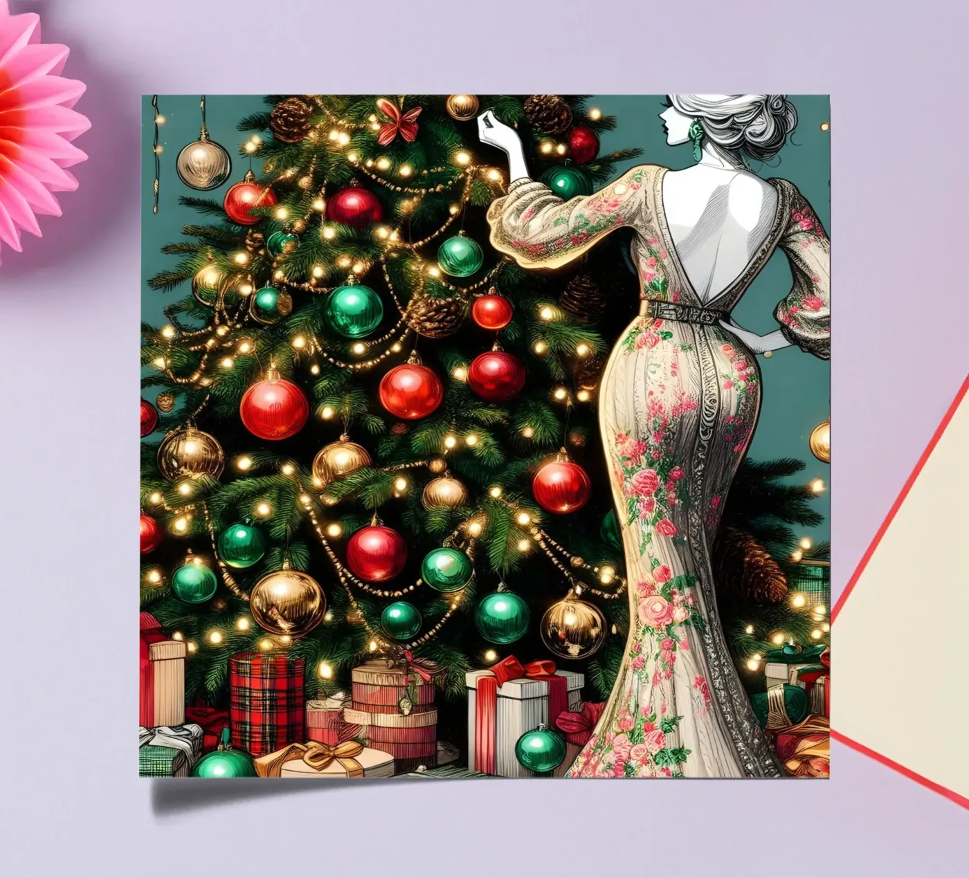 CHRISTMAS DAY stickervel van ARTOMATIC