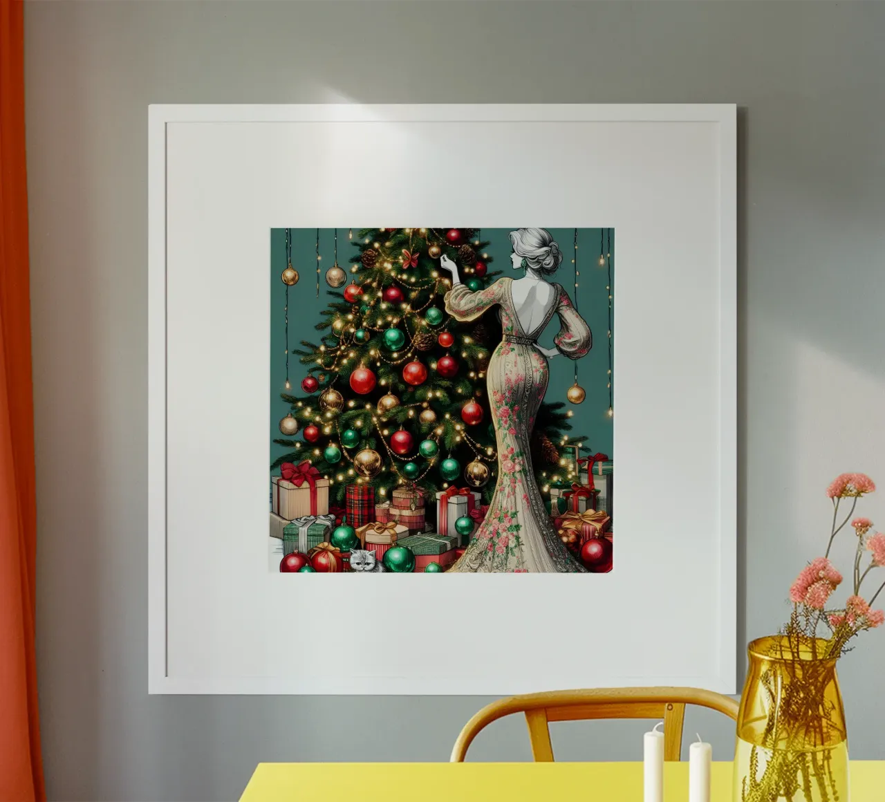 KERSTDAG poster van ARTOMATIC