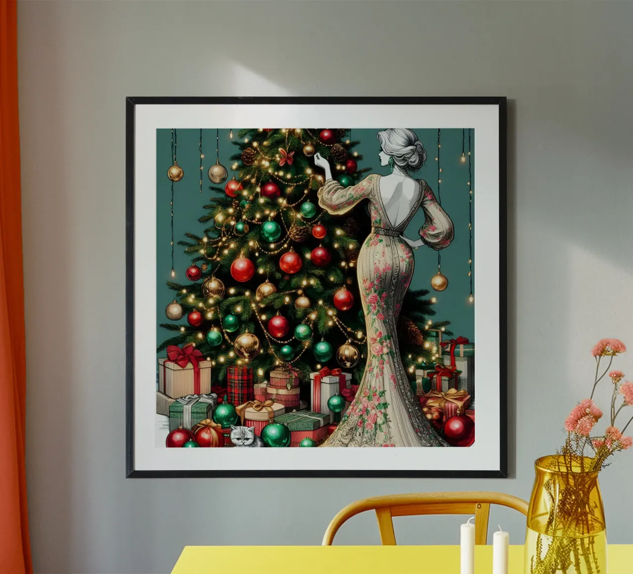 KERSTDAG poster van ARTOMATIC