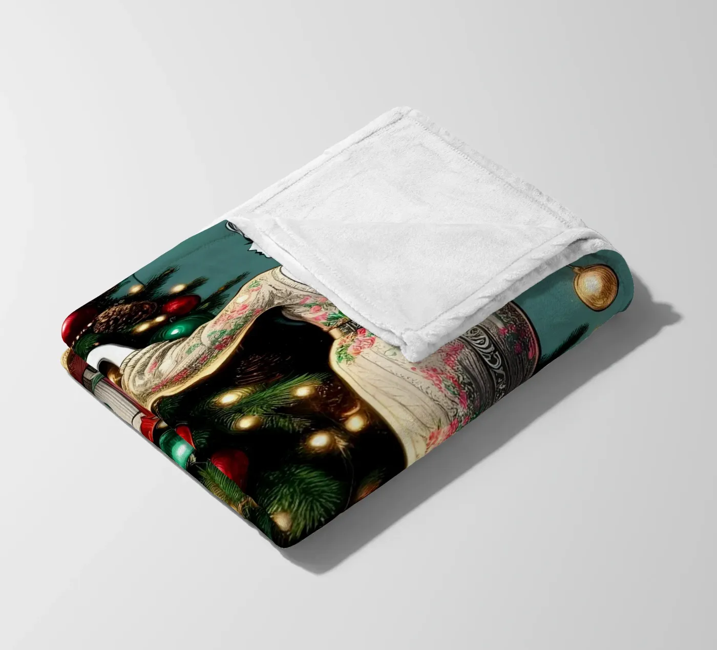 KERSTDAG fleecedeken van ARTOMATIC