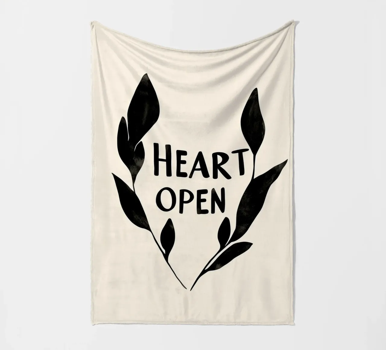 Heart Open coperta in pile da treechild