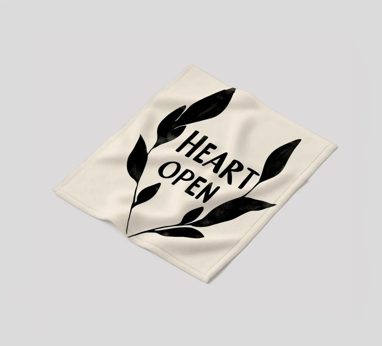 Heart Open coperta in pile da treechild