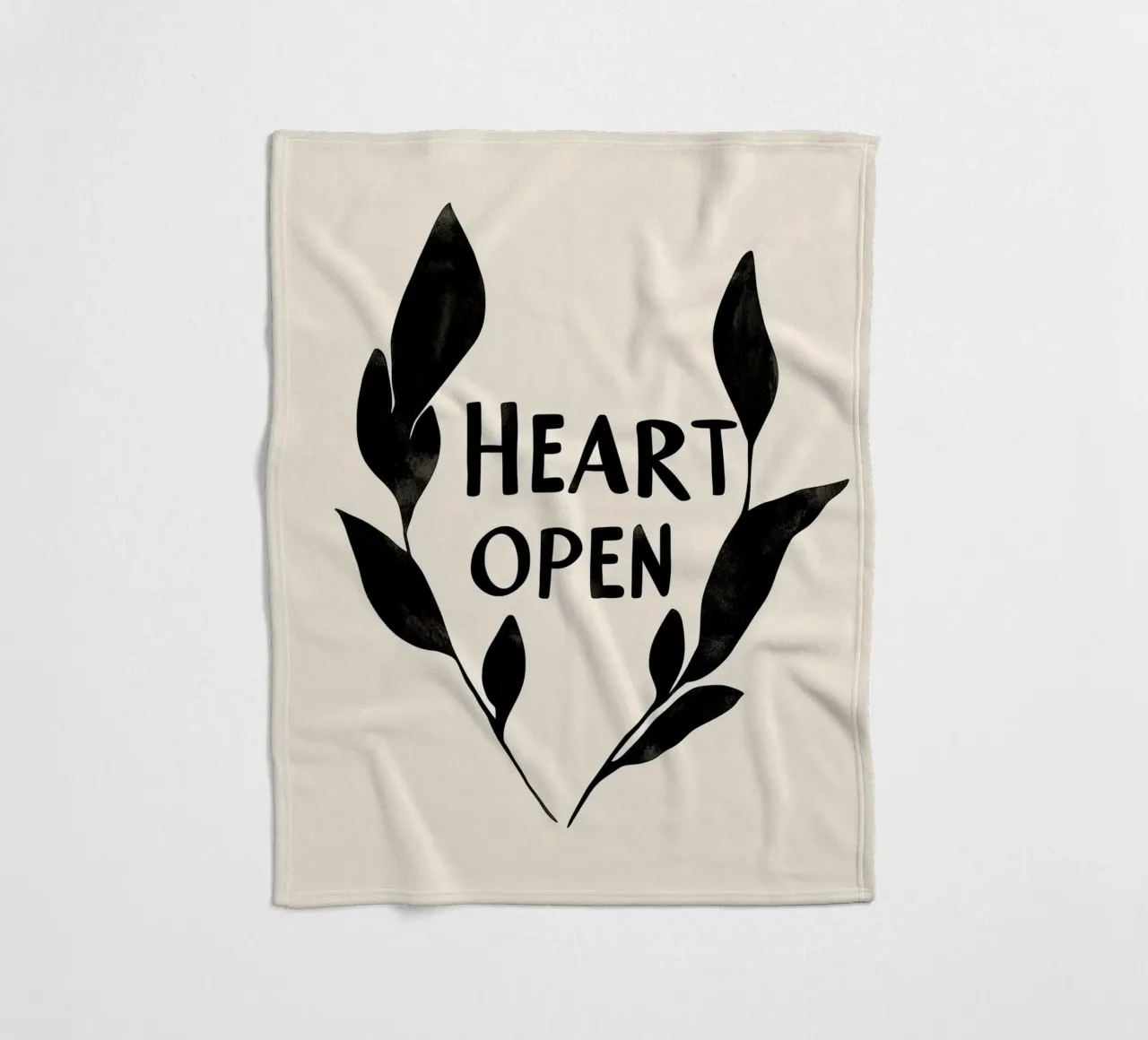 Heart Open coperta in pile da treechild