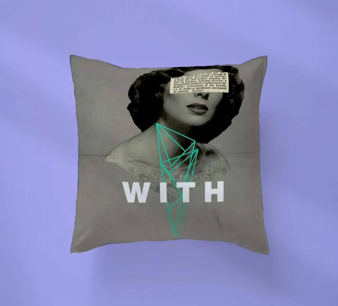 With You cuscino da Frank Moth