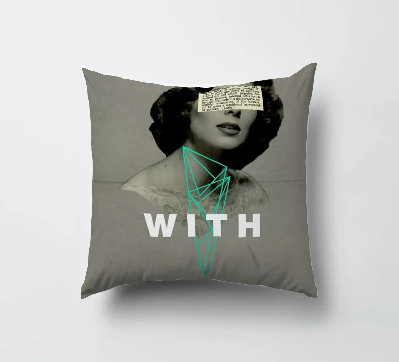 With You cuscino da Frank Moth