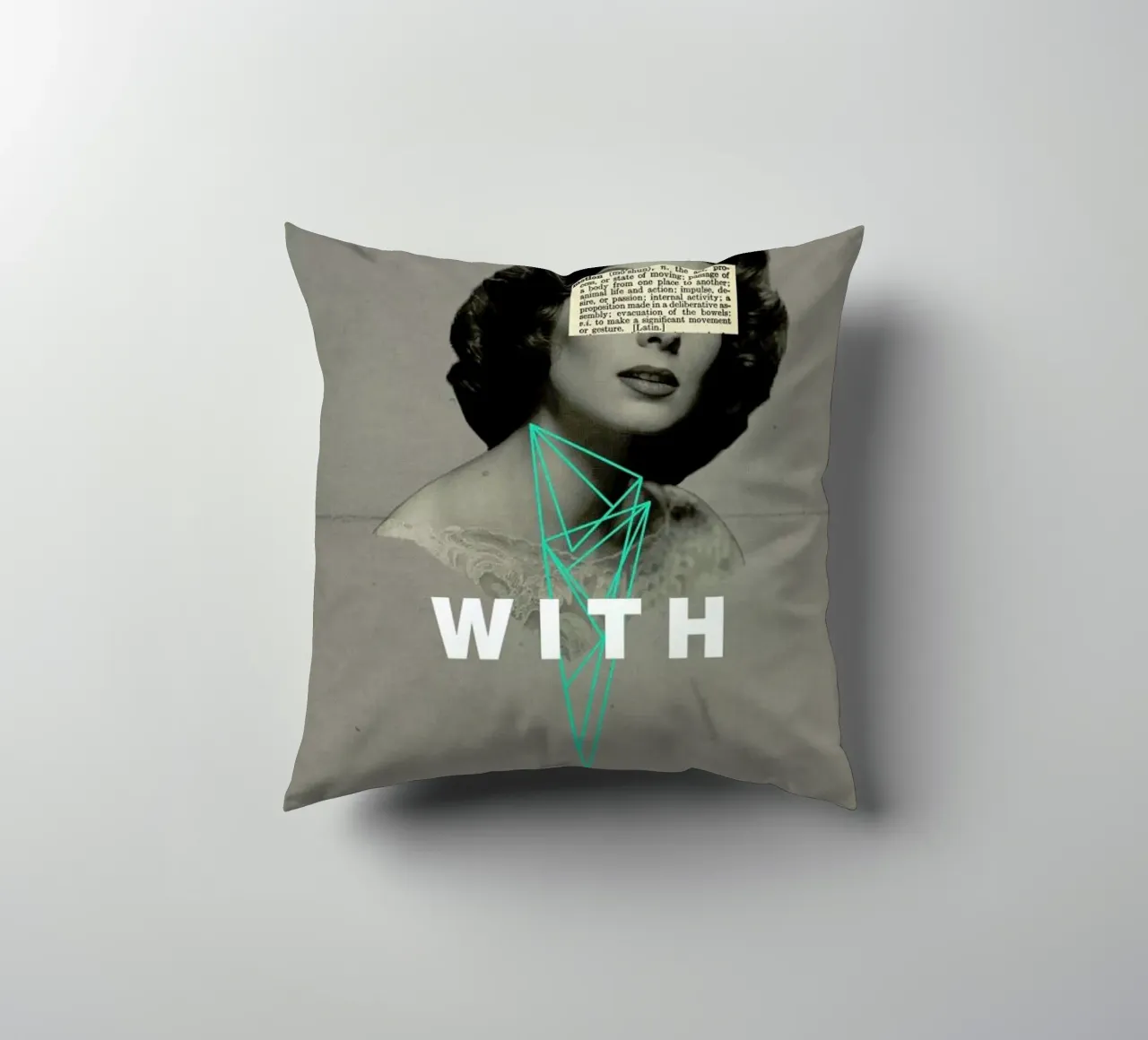 With You cuscino da Frank Moth