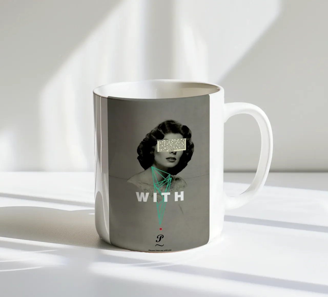 With You tazza in ceramica da Frank Moth