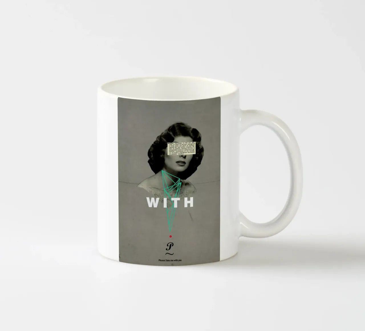 With You tazza in ceramica da Frank Moth