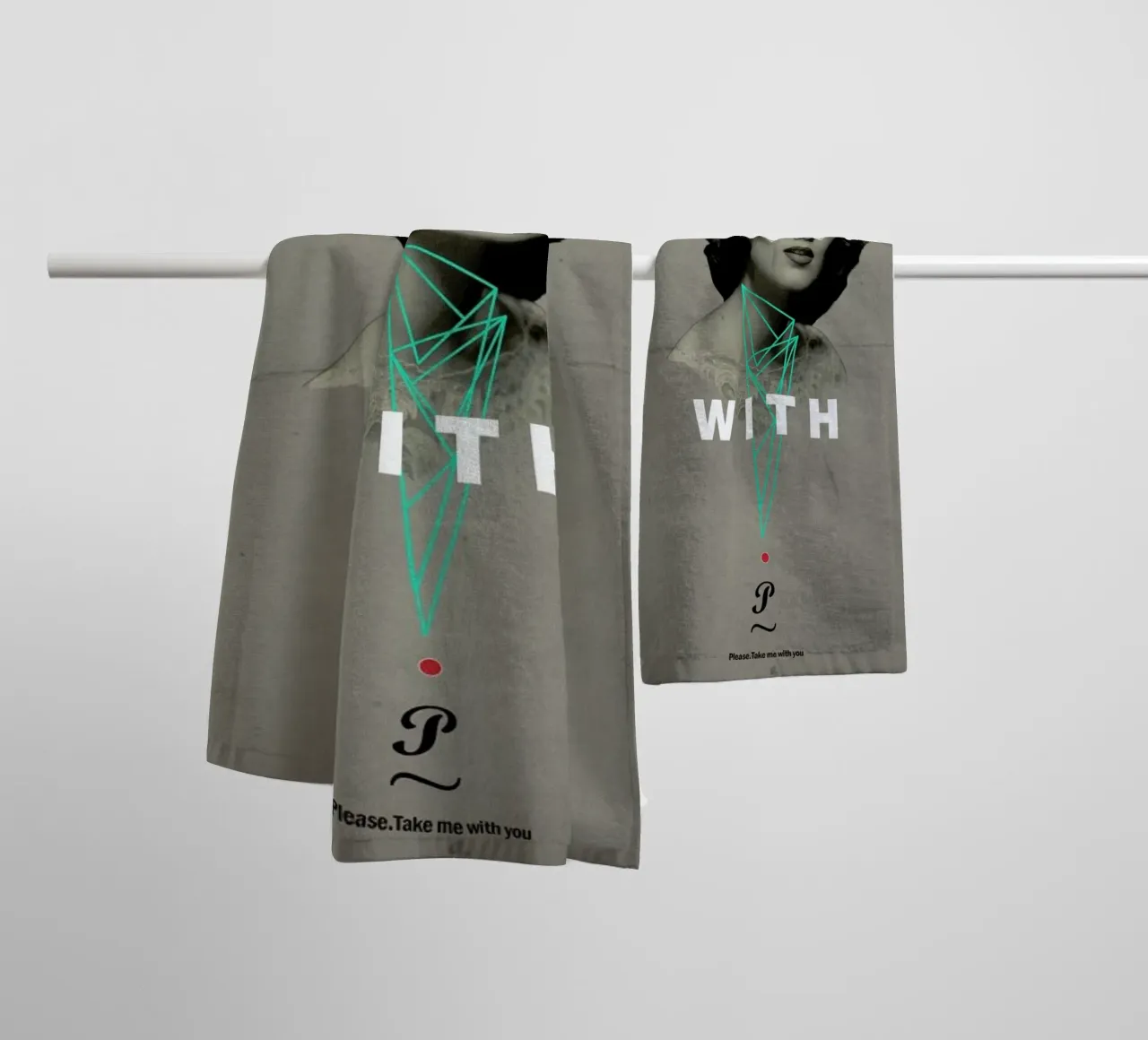 With You asciugamano da bagno da Frank Moth