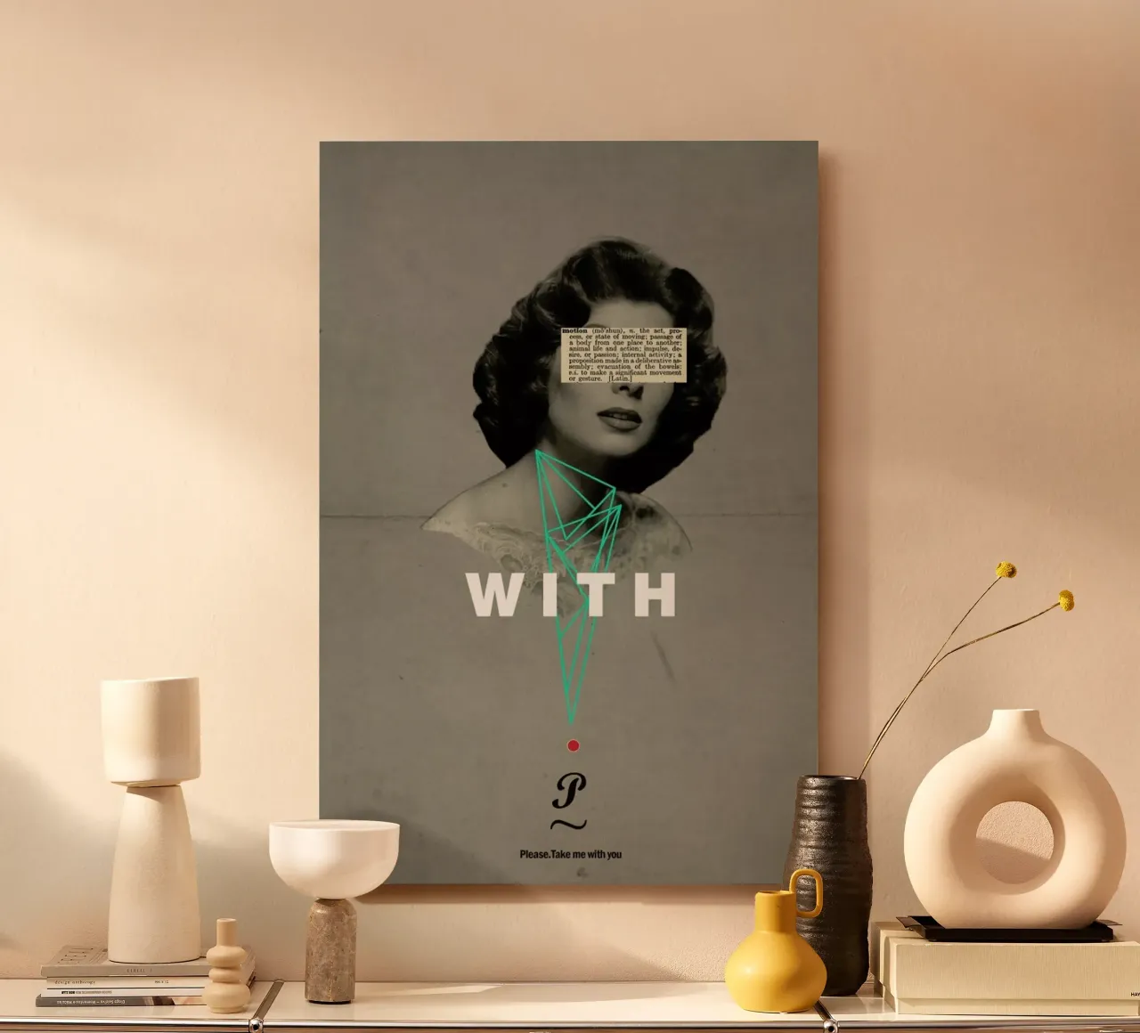 With You alluminio dibond da Frank Moth