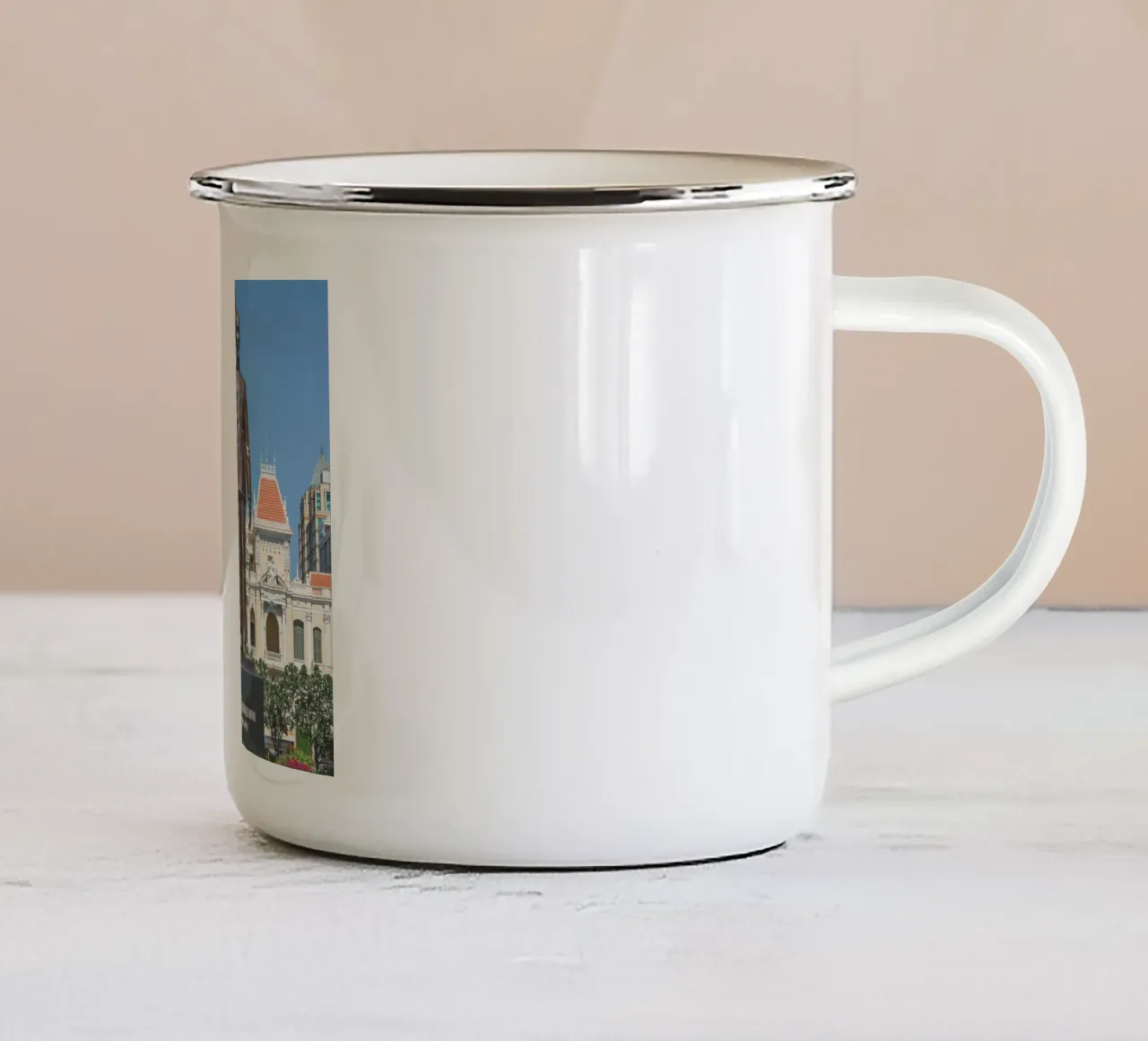 Ho Chi Minh tazza in smalto da Dave Hare Photography