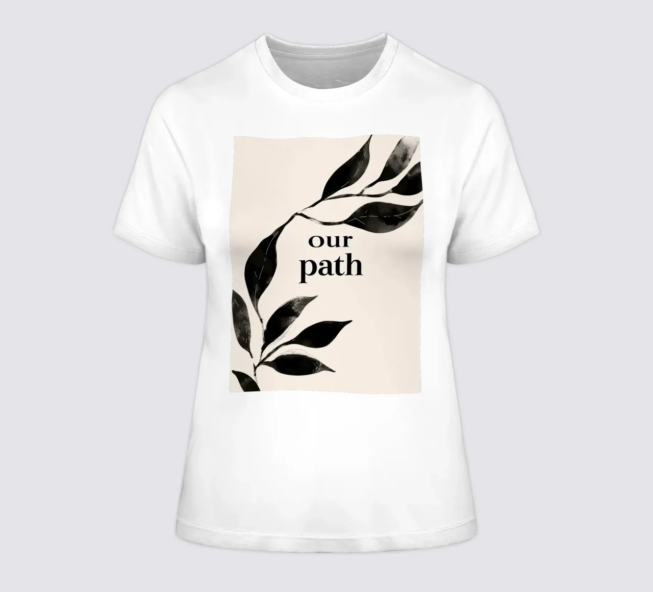 Our Path women's fitted t-shirt by treechild