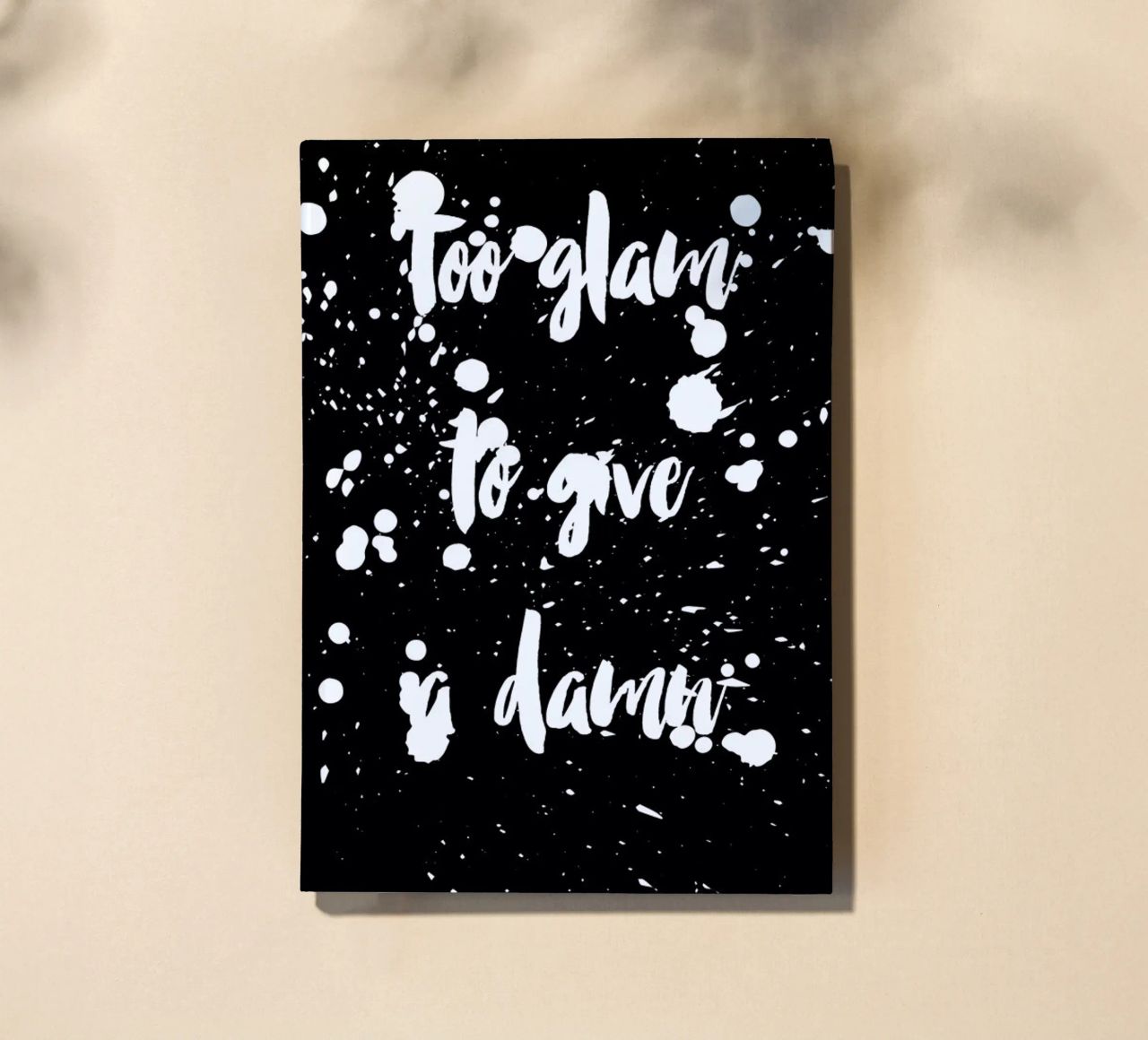 Glam Dirty notebook by Maria Kritzas